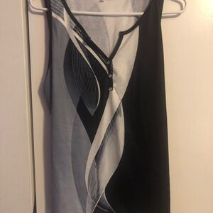 Black and White Women's Top